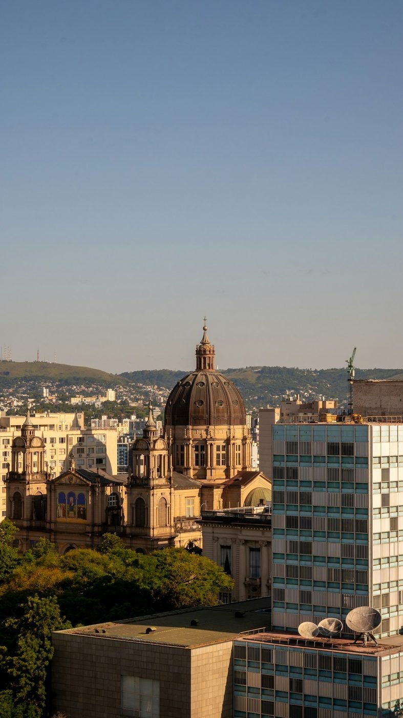 Centro histórico e Catedral de Porto Alegre